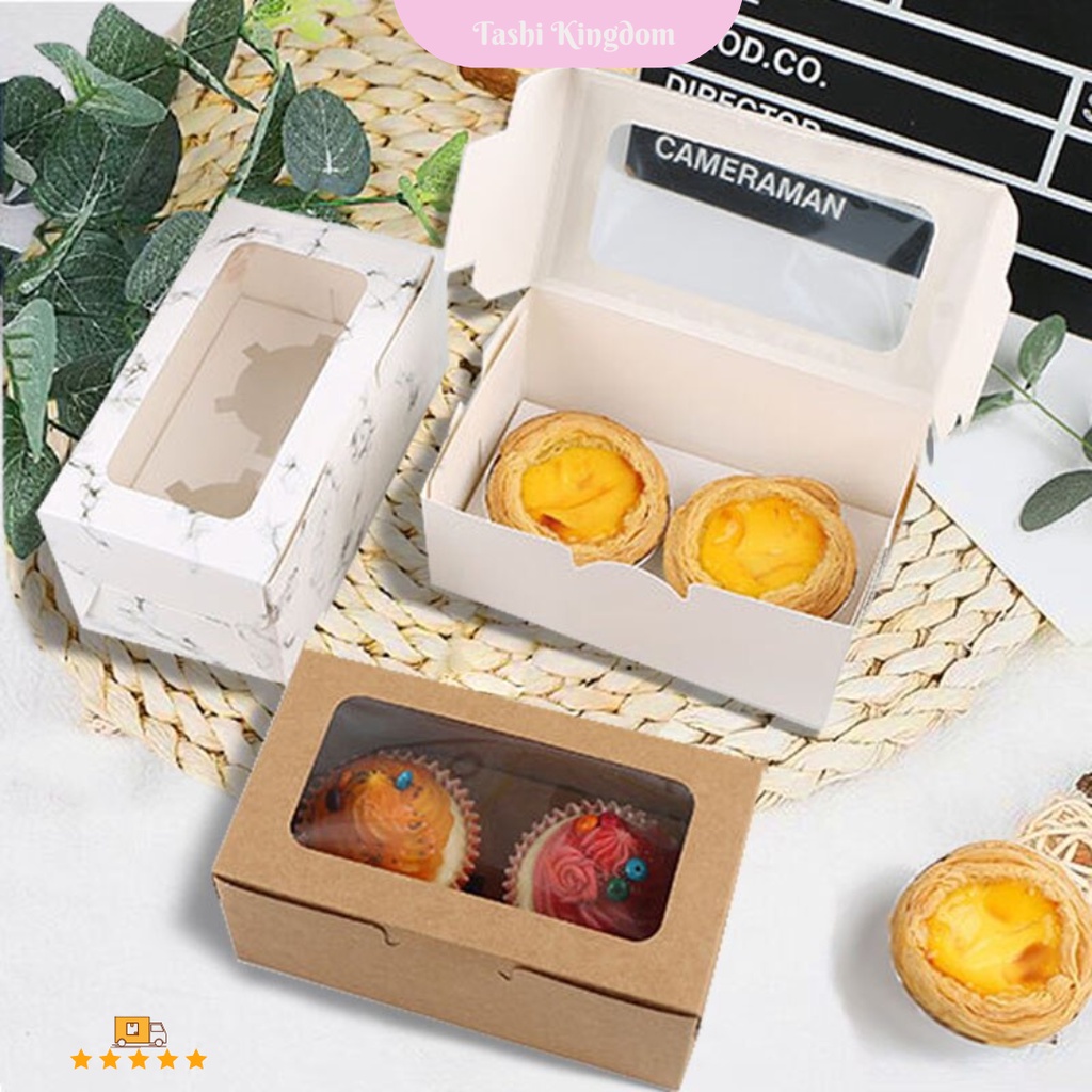 

Kotak kue cupcake cup 2 , kotak cake , box cupcake hadiah , kotak karton hampers , kotak kado mika , kotak coklat