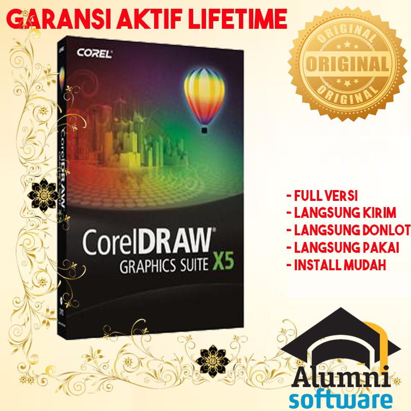 [FULL VERSION] CorelDRAW X5 Lifetime Software - GARANSI AKTIVASI
