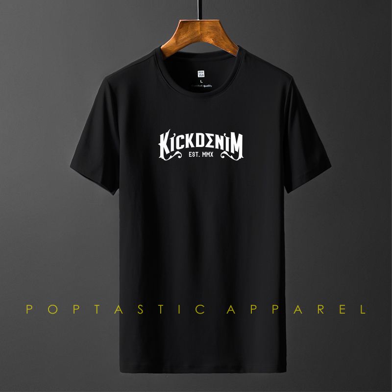 KICK DNM - Kaos Distro Pria Wanita Katun Combad 30S Premium/ LEMBUT / ADEM