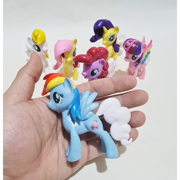 My Little pony Littlepony Set Figure Pajangan/hiasan kue