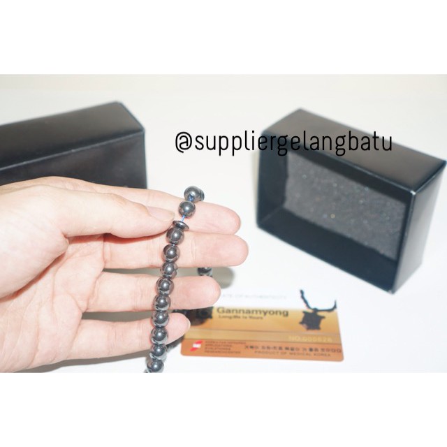 tasbih batu hematite 33 butir premium tasbeh brustin blustin aksesoris fashion pria wanita muslimah