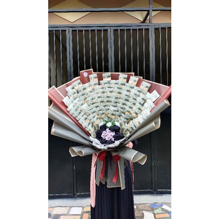 Buket uang|100 Lembar| pecahan 2000 + Hoodie