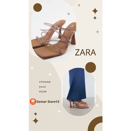 Heels Zara 534, Heels Zara Terbaru, Heels Import Terbaru, Heels Korea
