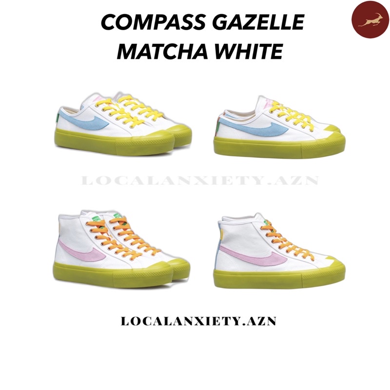COMPASS GAZELLE MATCHA WHITE