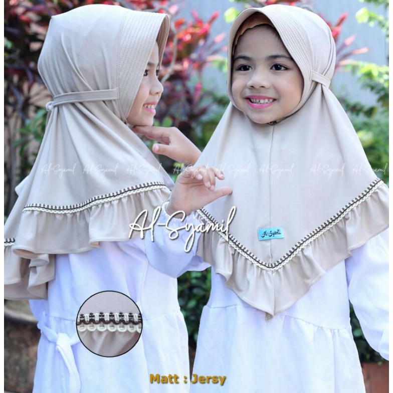 Hijab Anak Bayi/Hijab Anak Perempuan/Hijab Anak Murah (Renda)