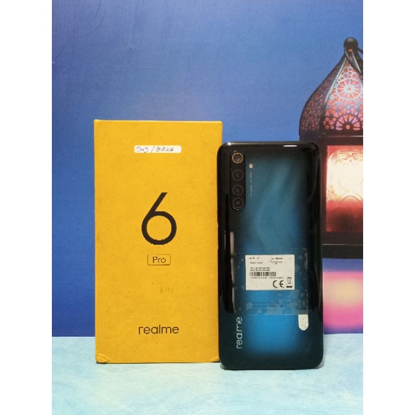 realme 6 pro 8/128 second fullset bekas garansi resmi