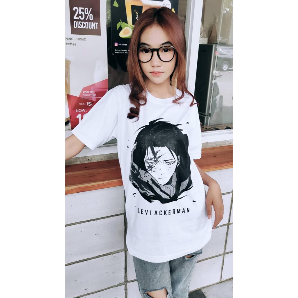 Tshirt Levi Ackerman Senchou Attack on Titan