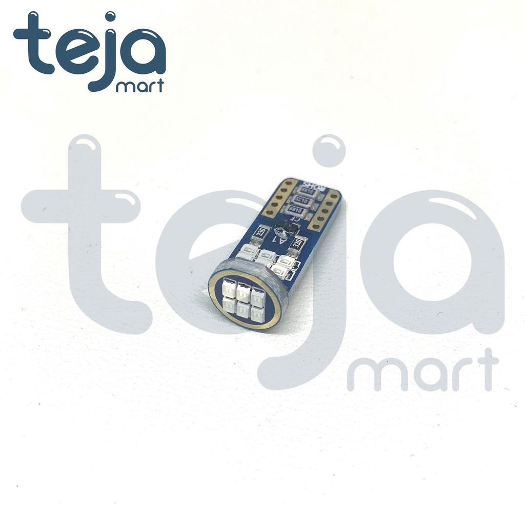 Lampu Canbus Plat Senja Kabin Interior Mobil Led T10 W5W 18 Mata 12V