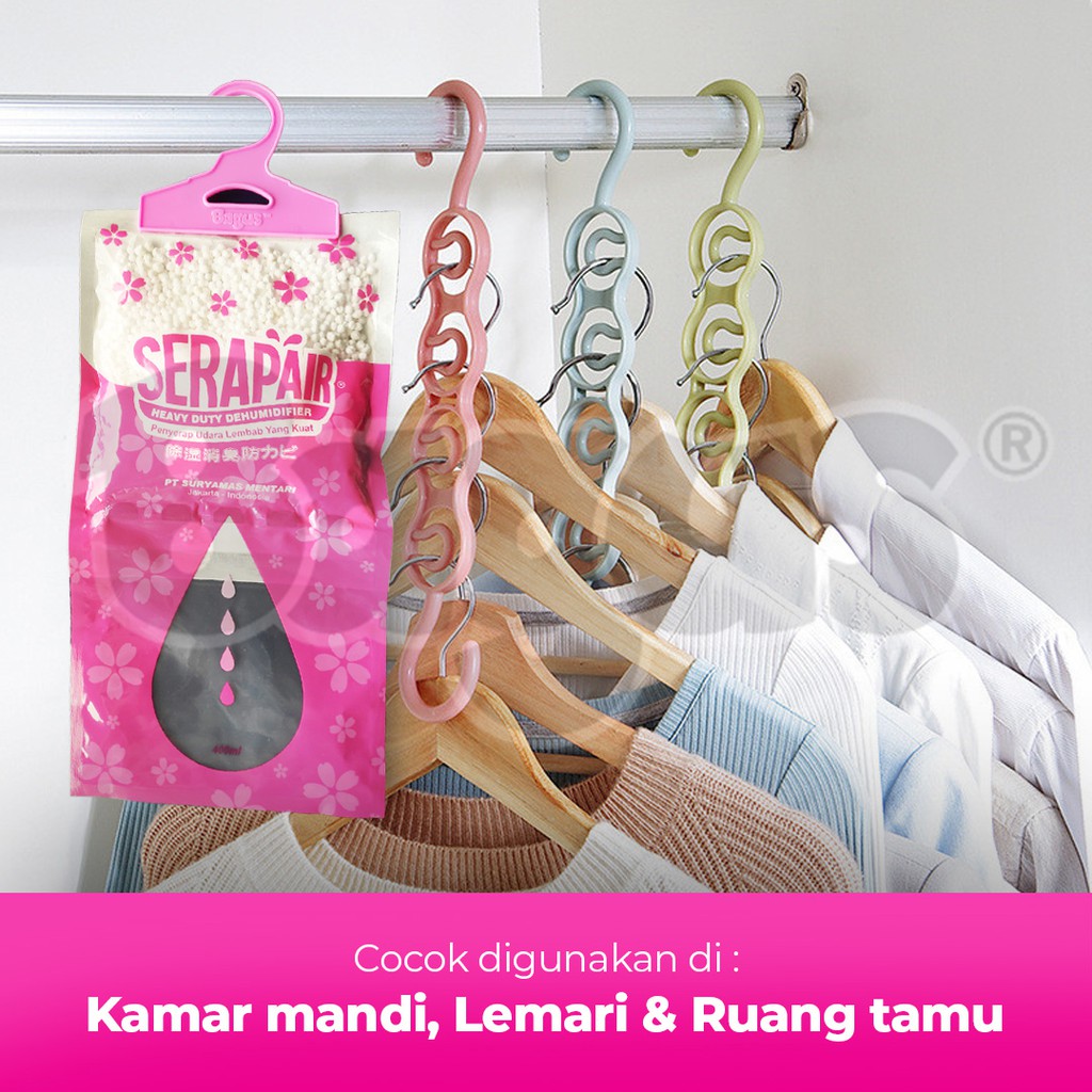 Ktmstore Bagus Serapair Hanger serap air 400 ml x 2 pcs W-20418