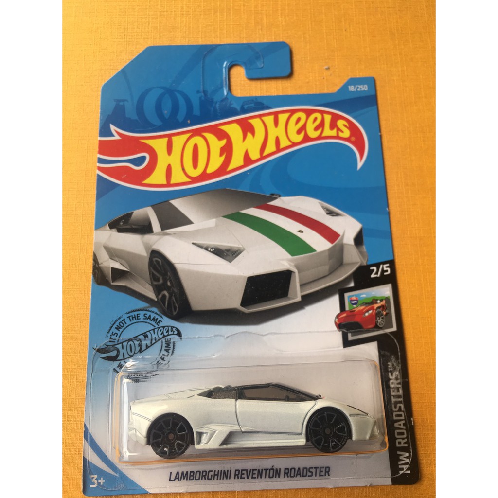 HOT WHEELS HOTWHEELS LAMBORGHINI REVENTON ROADSTER PUTIH SPORT CAR DIECAST TRACK LANGKA PROMO MURAH