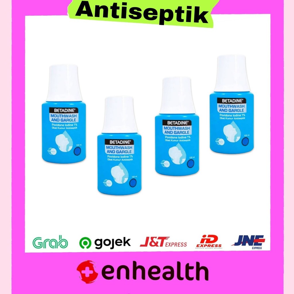 BETADINE MOUTHWASH | OBAT KUMUR | BETADINE BIRU