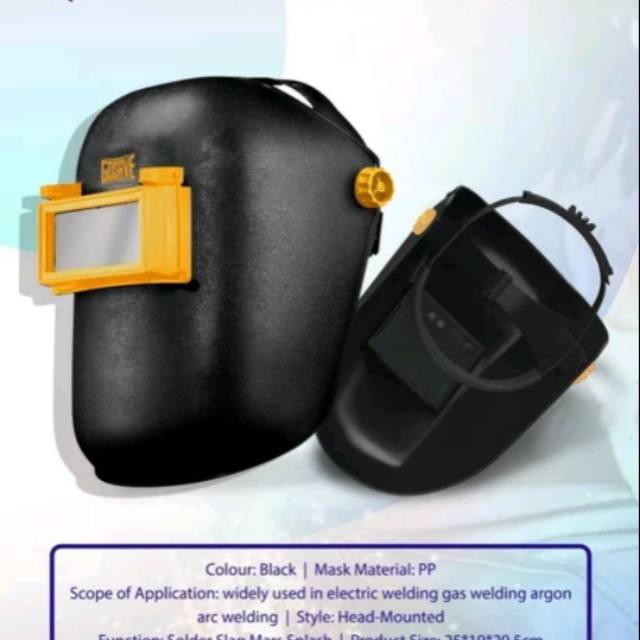 Kedok Las GOSAVE Face Shield Welding Helmet Topi Las