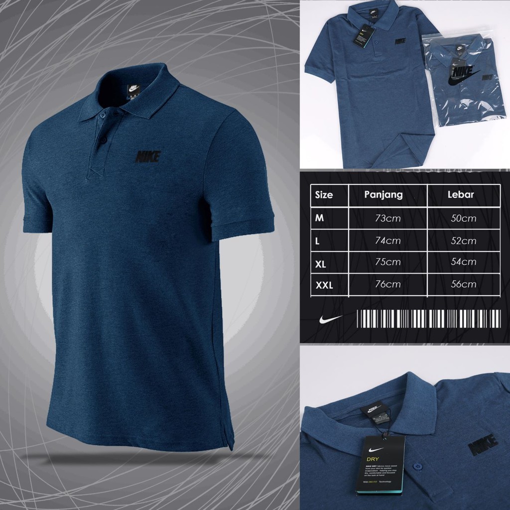 nike polo blue