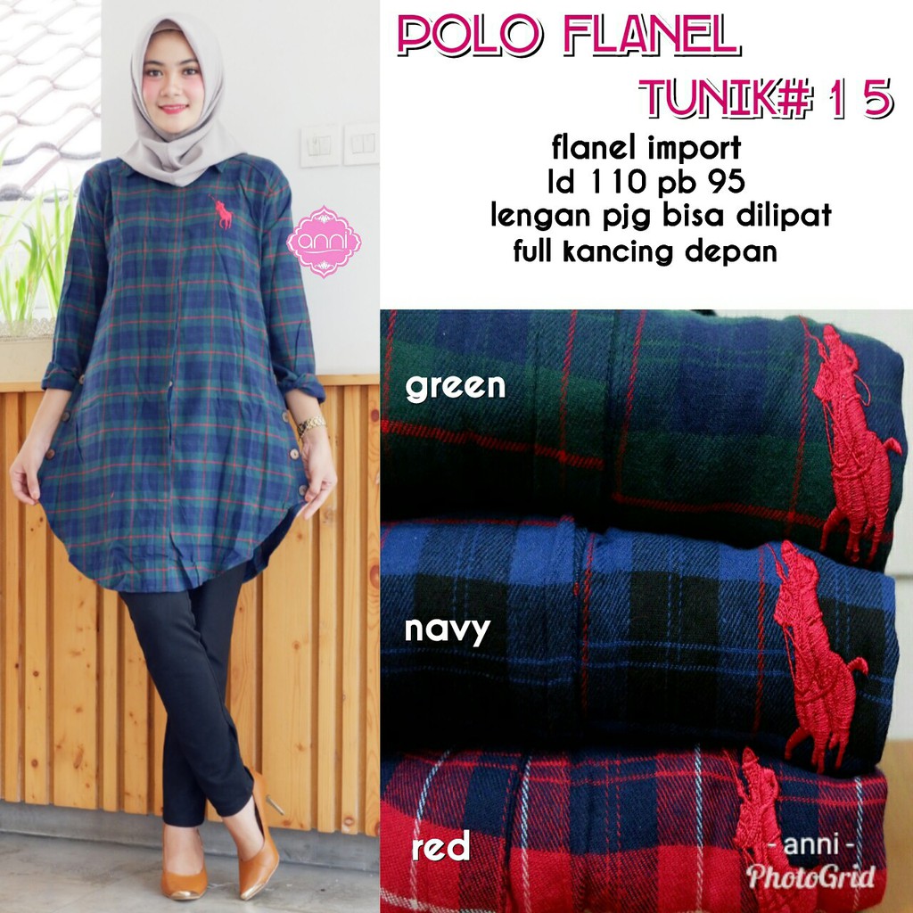 POLO FLANEL TUNIK #15