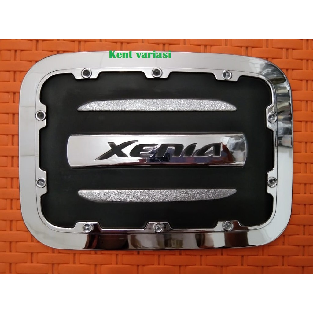 tank cover all new xenia hitam list chrome