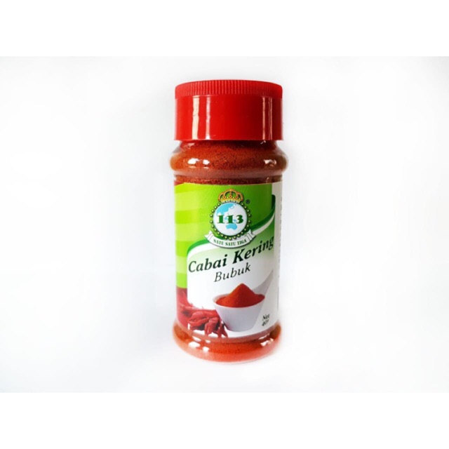 113 Cabai Bubuk Kering Bumbu Tabur Cabe Chili Pepper 40 gram