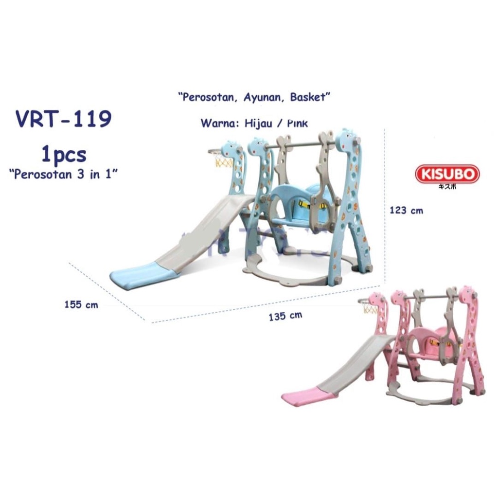 Prosotan Anak Playground 3in1 - Serodotan Anak Ayunan Basket - KISUBO