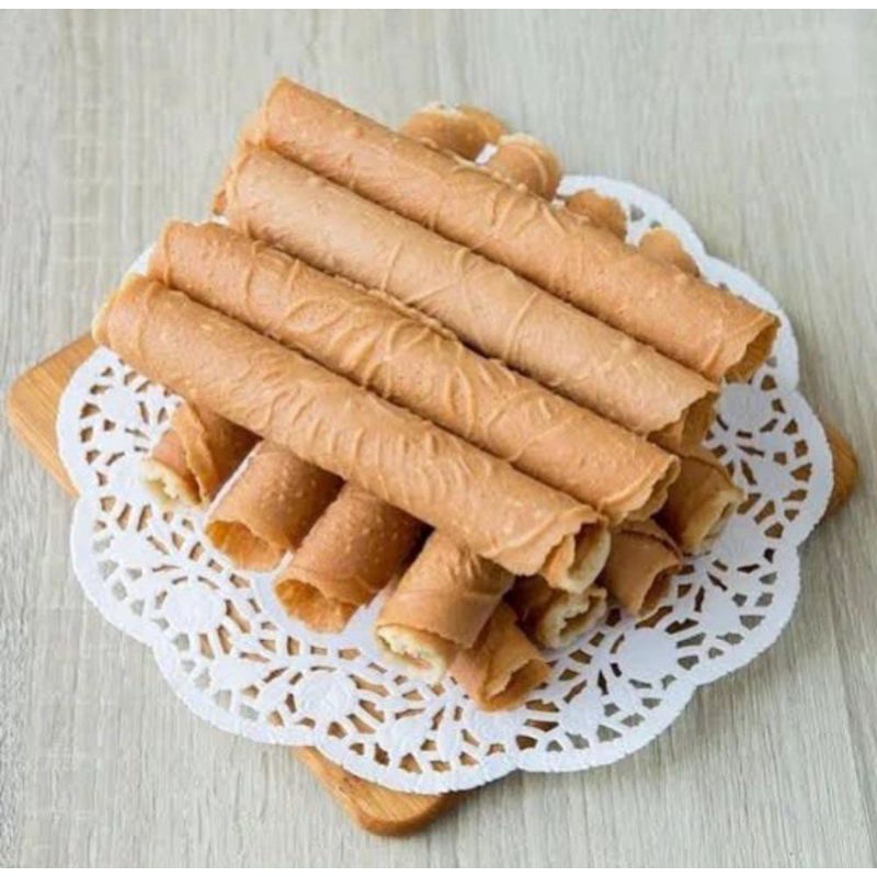 

Semprong Segitiga Rasa Pisang 250gr /semprong panjang wijen manis