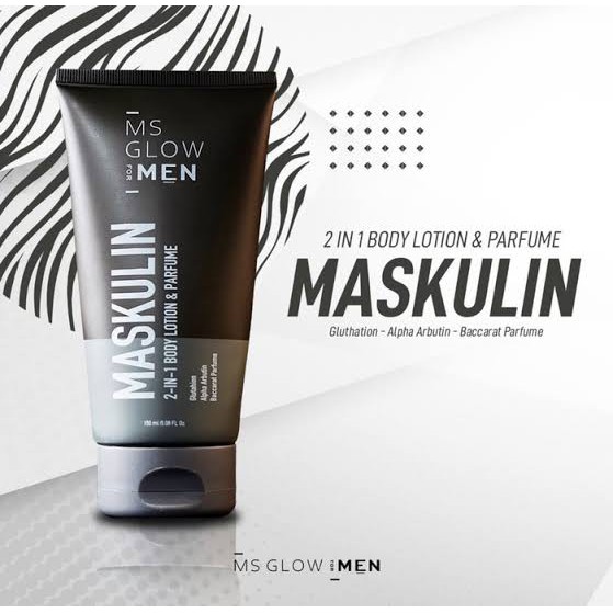 MS GLOW MASKULIN LOTION PARFUME 2in1