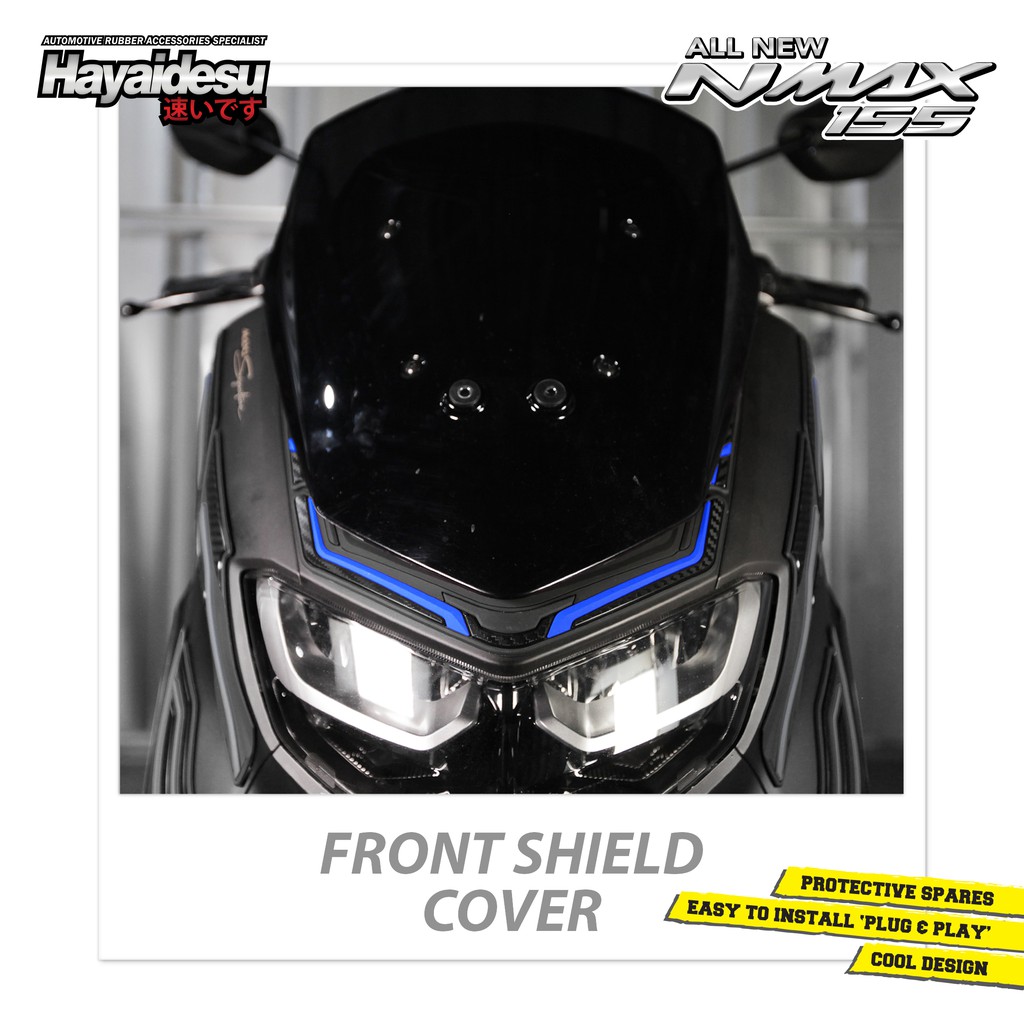

Hayaidesu All New NMAX Front Shield Cover Variasi Tameng Depan Body Protector Aksesoris Motor