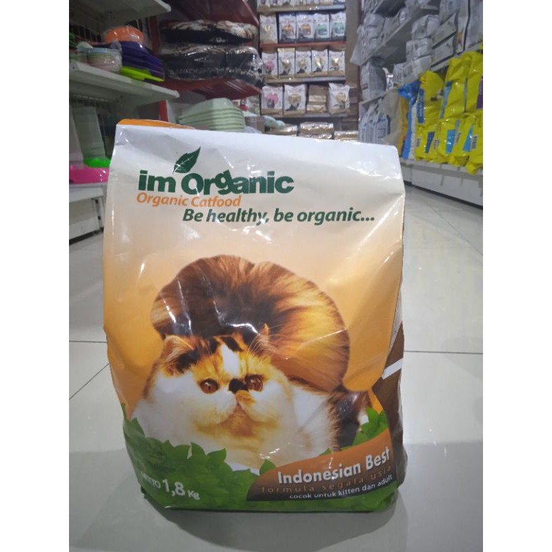 ekspedisi - im organic best 7,5kg frespack makanan kucing dry food