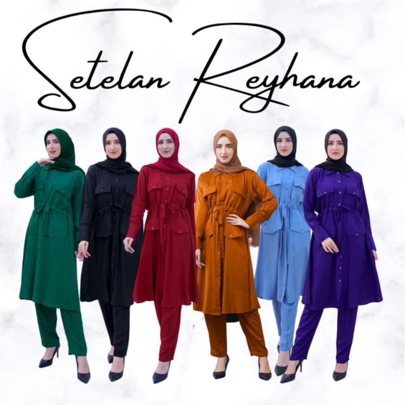 Daster Arab Setelan Reyhan Asmahan Premium Quality