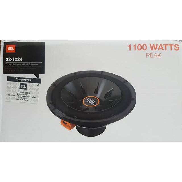 New Subwoofer Passive 12" JBL S2-1224. READY TYPE CLUB