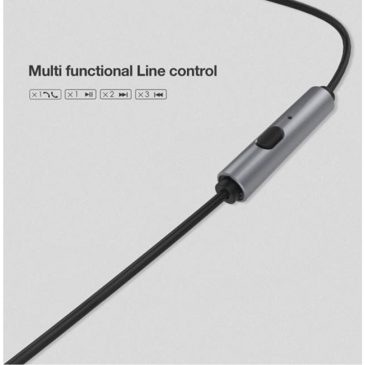 REMAX RM-585 - Handsfree Metal Touch In-ear Earphone