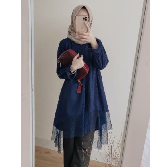 KIRANI- ( COD ) ORGANZA PENGUIN TUNIK