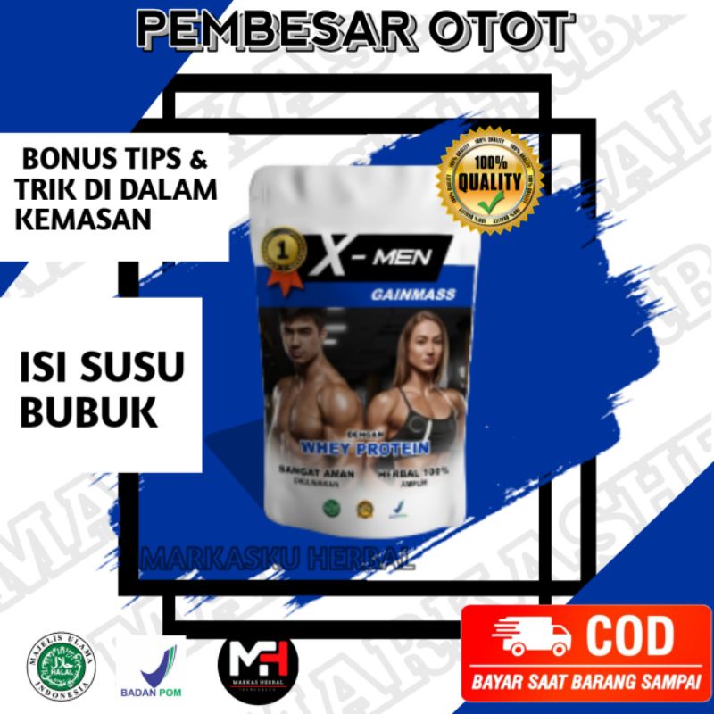 X Men Gainmass SUPER WEIGHT GAIN SUPPLEMENT Appeton Pengemuk Badan / Penambah nafsu makan / Obat Gem