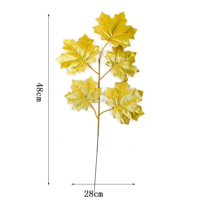 Daun Anggur Gold / Daun Artificial / Daun Anggur Plastik