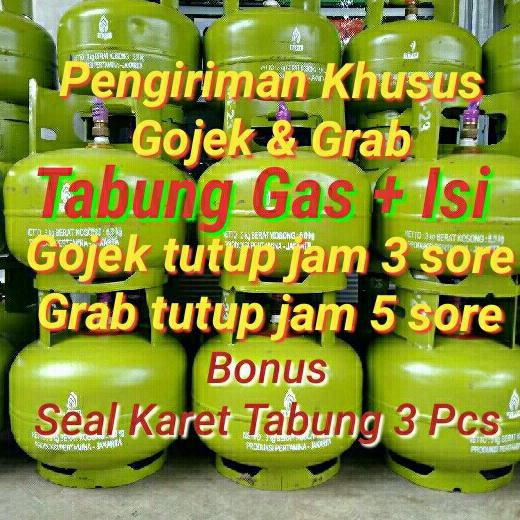 New / Tabung Gas 3 Kg + Isi Full Asli SNI / Barang Berkualitas