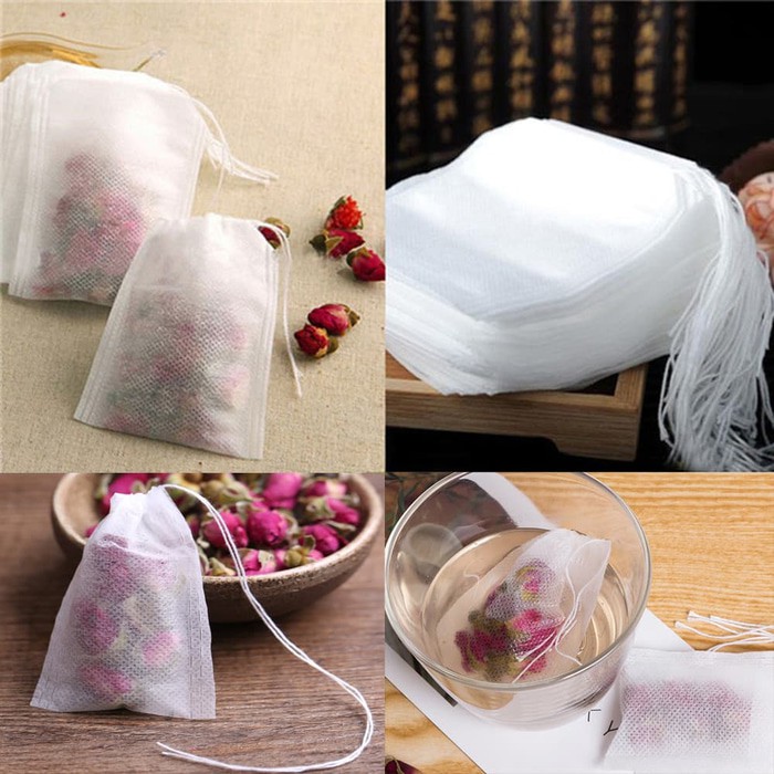 Tea bag kantong teh paper bag tea isi 100