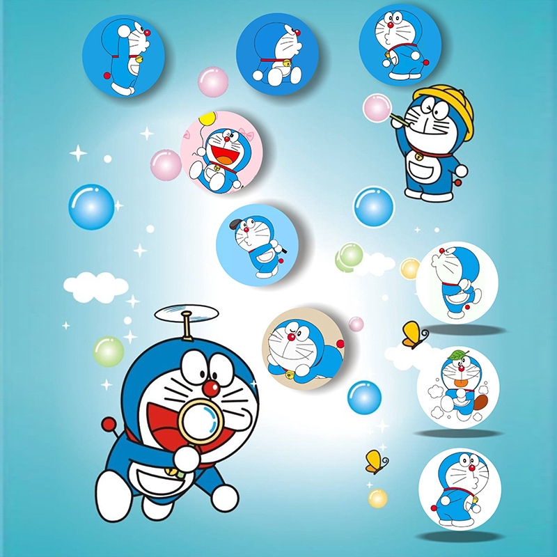Doraemon Casing Belakang Motif Kartun Doraemon Efek Timbul