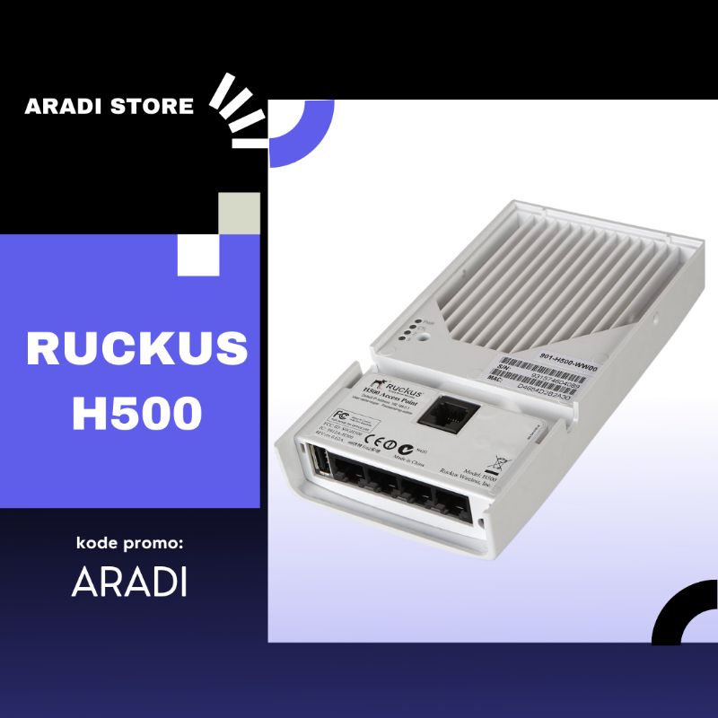 Ruckus H500 AC Access Point (bisa POE estafet)