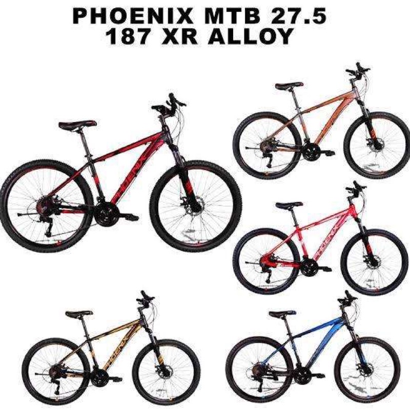 Sepeda MTB Phoenix 27.5inc Px-187 XR Alloy Sepeda Remaja dewasa murah promo bisa paylatter bahan all
