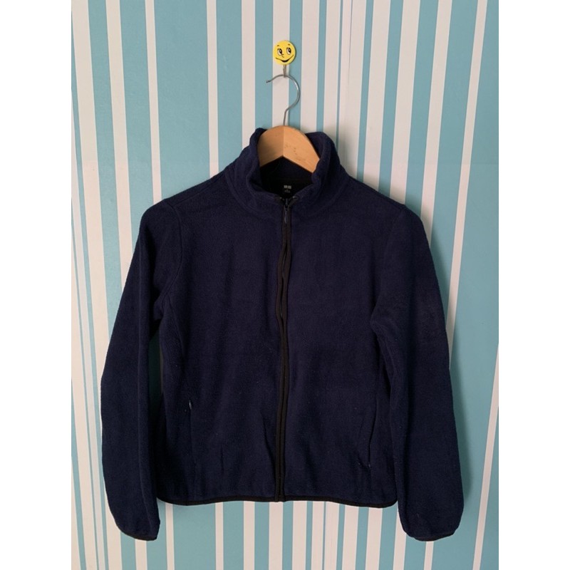 Uniqlo Original Turtleneck crewneck polar Olahraga Hiking Camping Baju Gunung Thrift half Zip