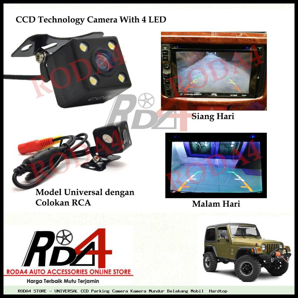 UNIVERSAL CCD Parking Camera Kamera Mundur Belakang Mobil  Hardtop