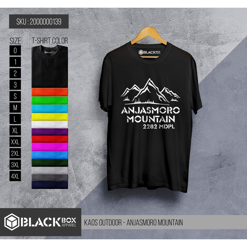 Kaos Outdoor Gunung Anjasmoro - Kaos Gunung Anjasmoro Premium Quality