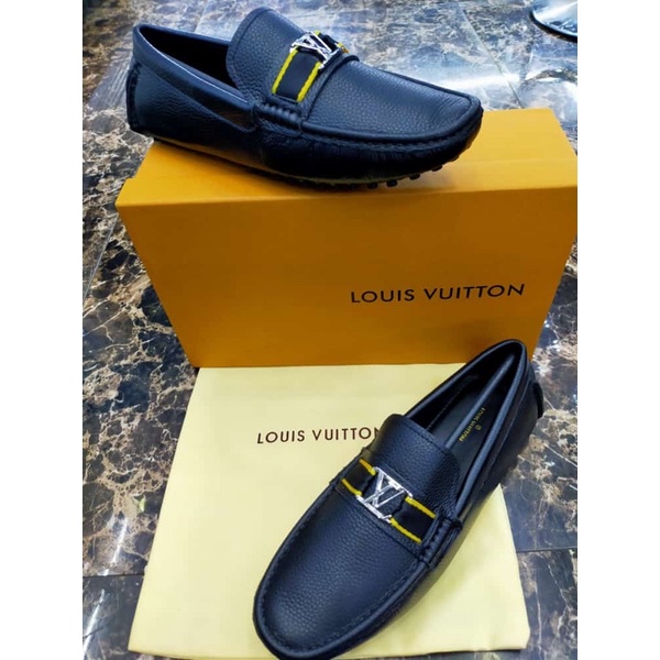 sepatu pria santai merk louis vuitton premium