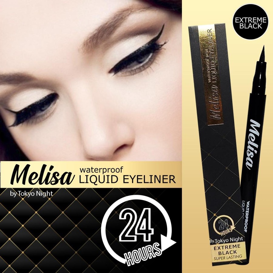 MELISA LIQUID EYELINER Waterproof Pen - EYE LINER PEN