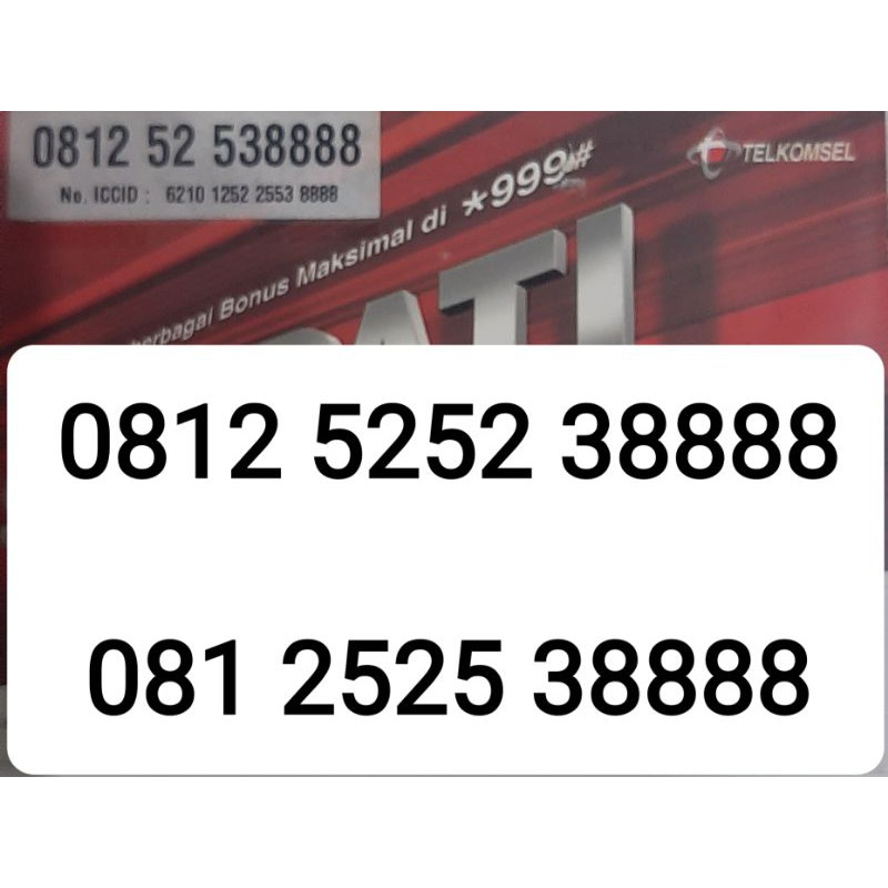 NOMOR CANTIK SIMPATI KWARTED 8888,9999