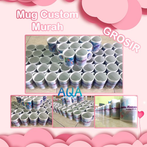  Mug  Custom Acara Wedding HBD New Born Plus Desain  dan 