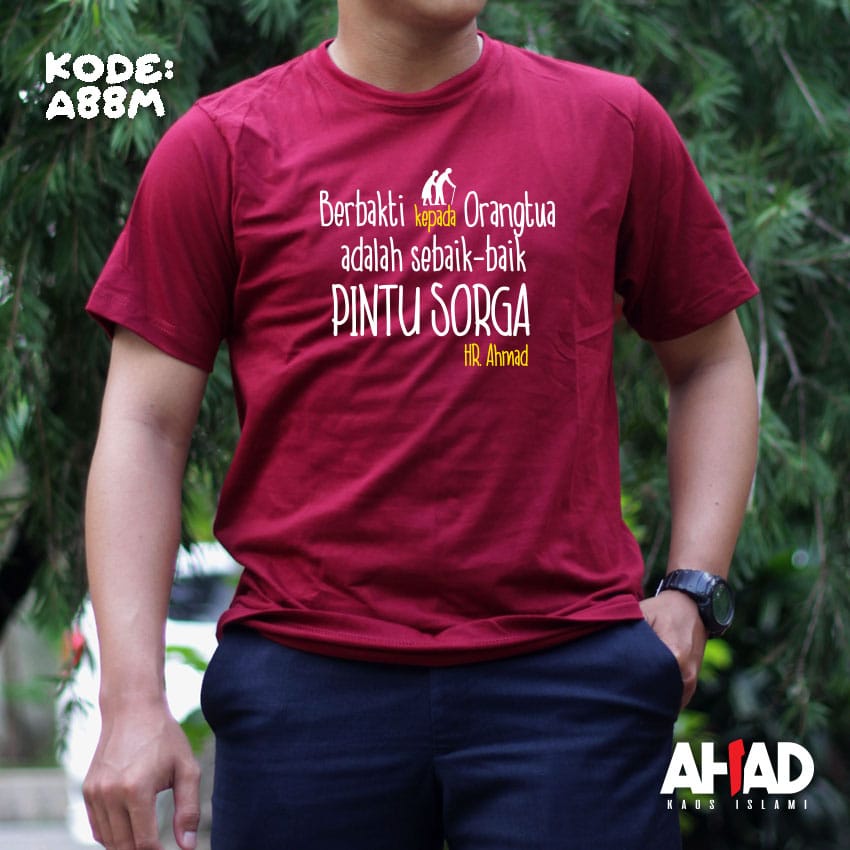 Kaos islami ahad-berbakti kepada orang tua A90