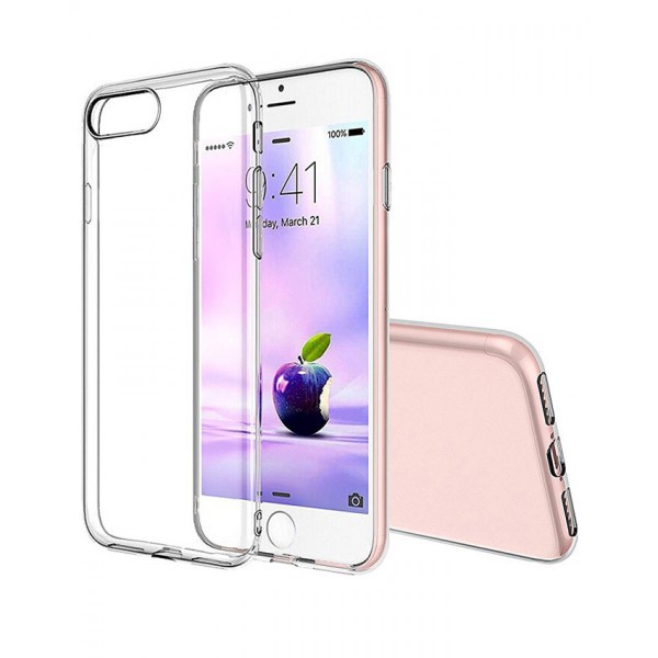 CLEAR CASE IPHONE 7 PLUS/8 PLUS HD TPU TRANSPARAN CLEAR SOFTCASE 2.0MM