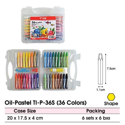 

PASTEL-DRY-OIL- CRAYON TITI OIL PASTELS 36 WARNA -OIL-DRY-PASTEL.
