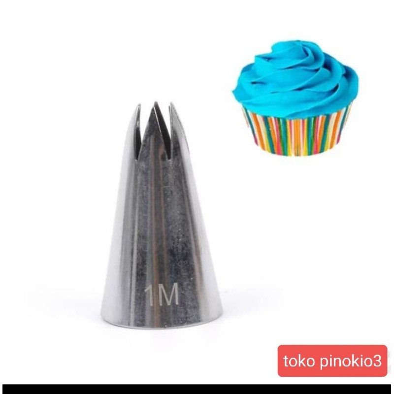 spuit kue decor tart mawar m1 import