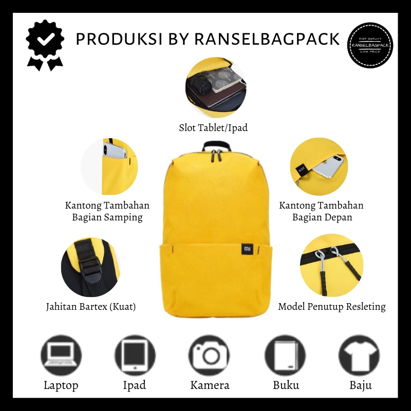 Tas Ransel Backpack Punggung Bahu Travelling Outdoor Sekolah Kuliah Kerja Model Simple Casual Terbaru Kekinian Termurah  Multifungsi Stylish Backpack Perempuan Pria Wanita Laki-laki Cewek Cowok 002