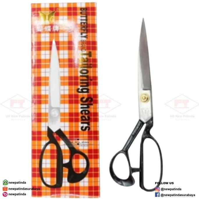 

[[COD]] gunting kain tailor shears merk butterfly 10 inch CUCI GUDANG Kode 1181