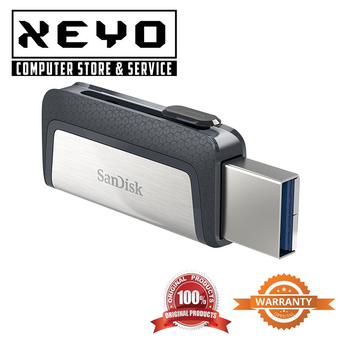 Flash Disk Flashdisk Sandisk Dual Drive OTG USB 3.0 Type C DDC2 16GB